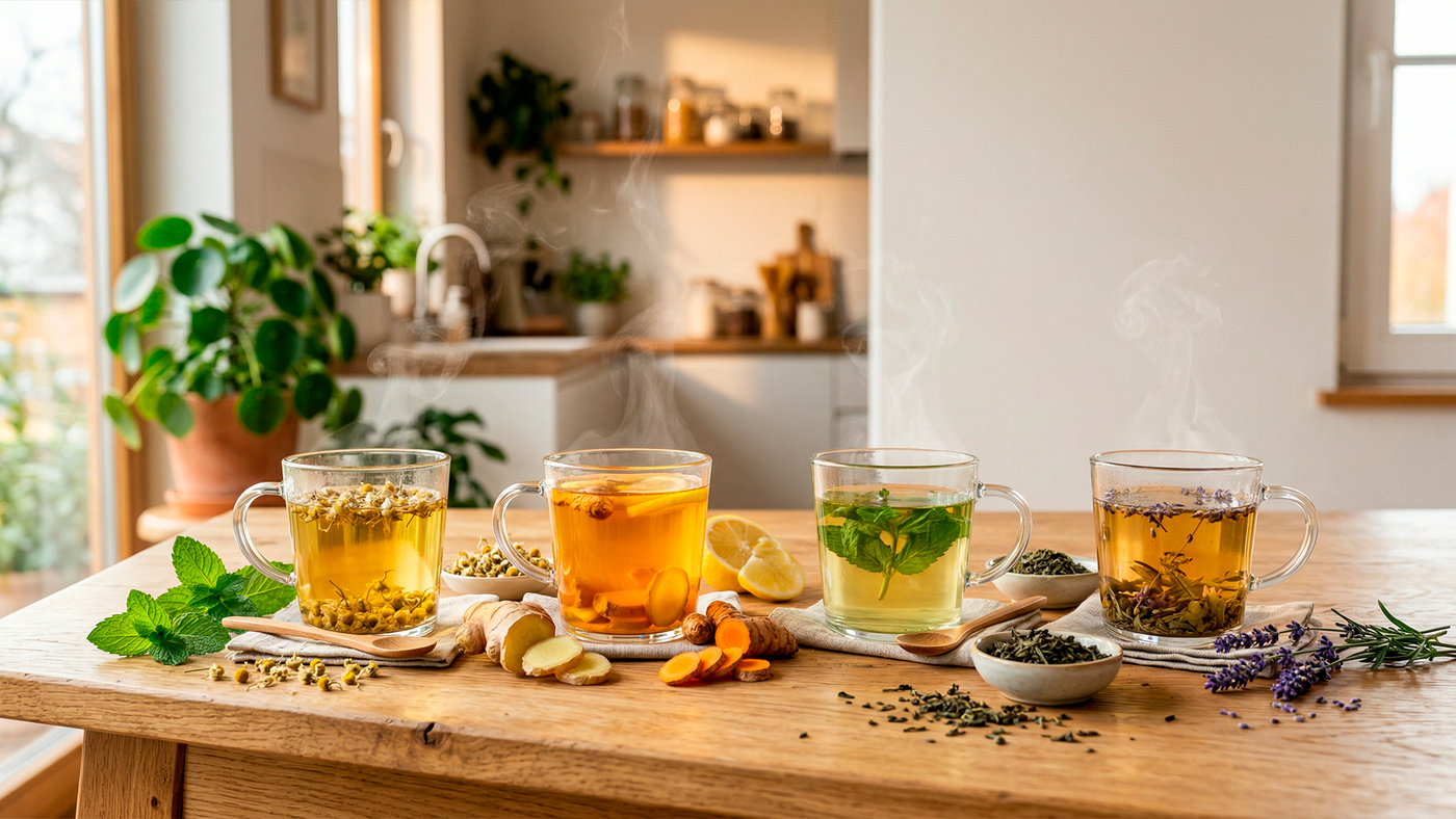 Tés funcionales: el poder de las infusiones para dormir, desinflamar y más
