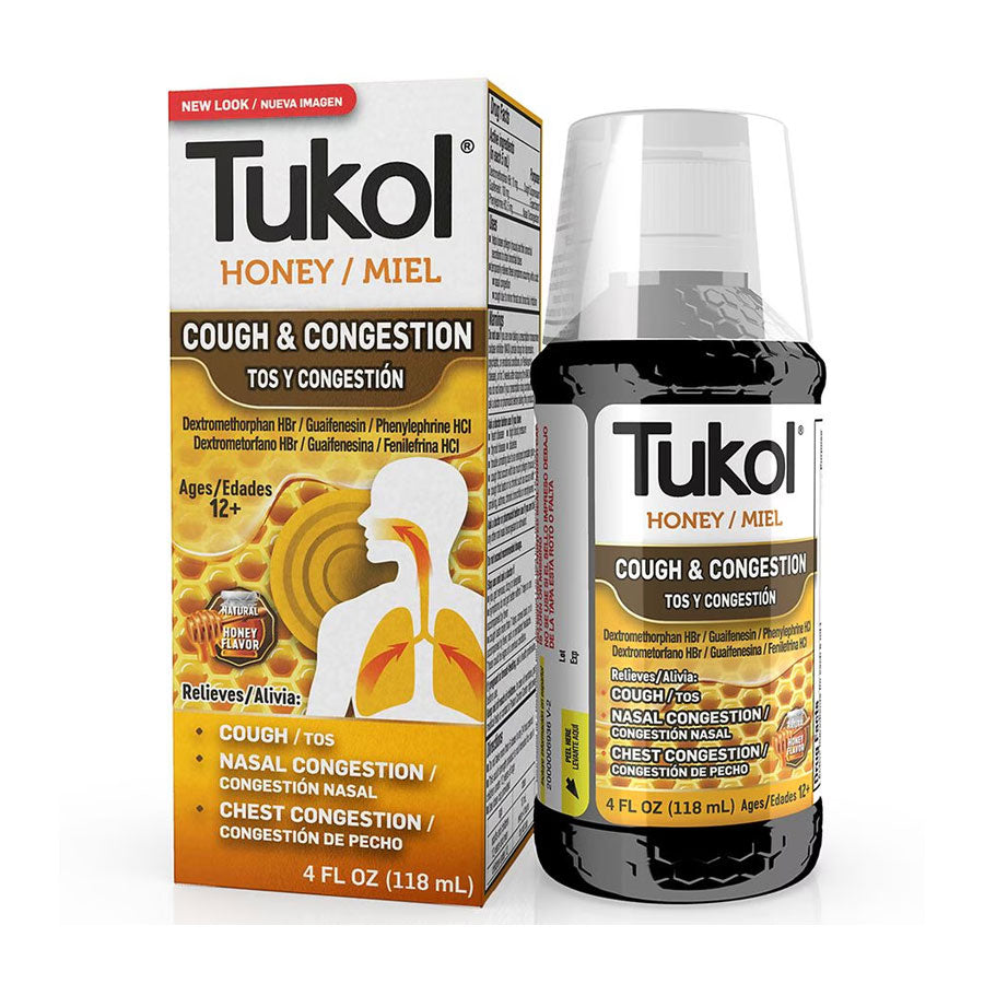 Tukol Miel para Tos y Congestión, 4 oz