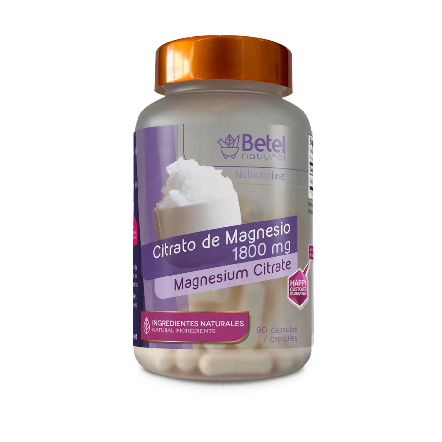 Betel Natural Citrato de Magnesio, 90 Capsulas