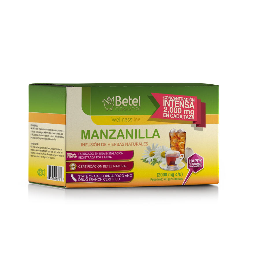 Betel Natural Te de Manzanilla, 30 Bolsas