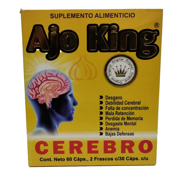 Ajo King Cerebro, 60 Capsulas