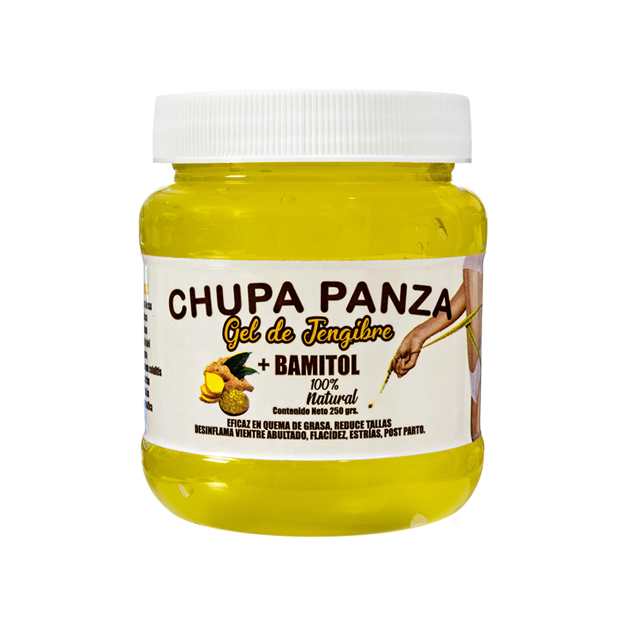 Chupa Panza Gel de Jengibre + Bamitol, 8.2 oz