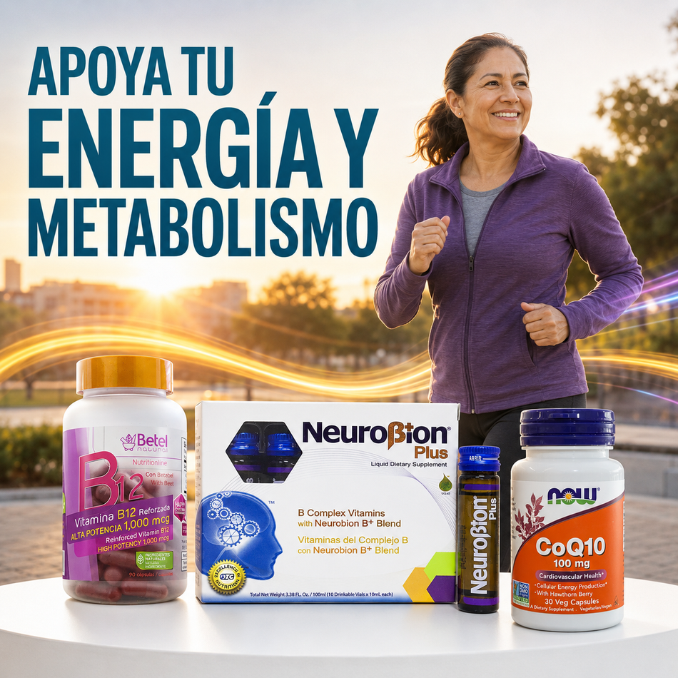 Apoyo a tu energía y metabolismo