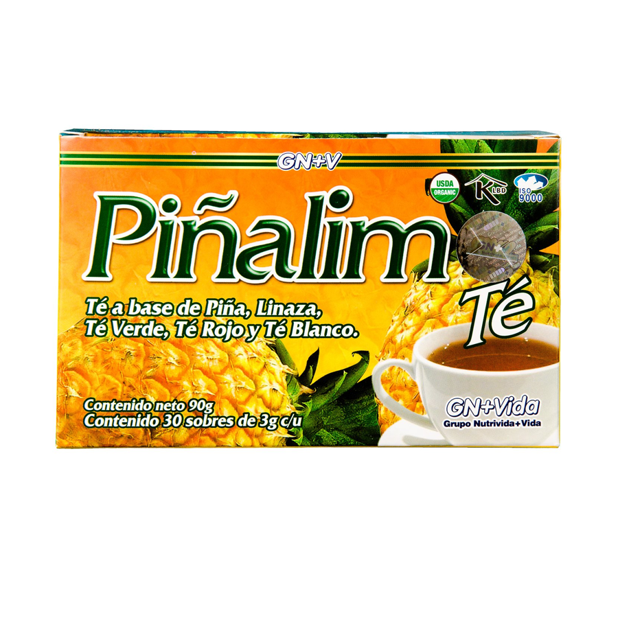 GN+V Piñalim Te Natural, 30 Bolsitas de Té