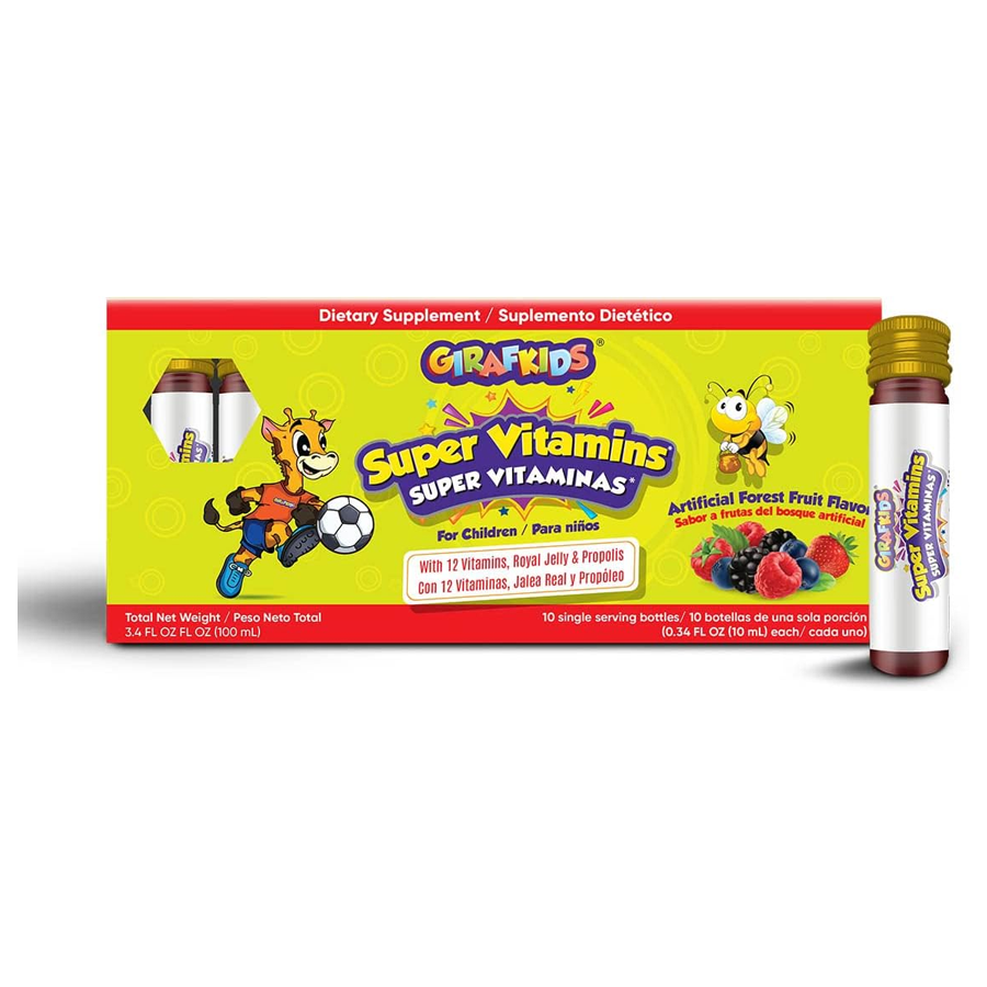 Girafkids Super Vitaminas Líquidas, 10 Botellas