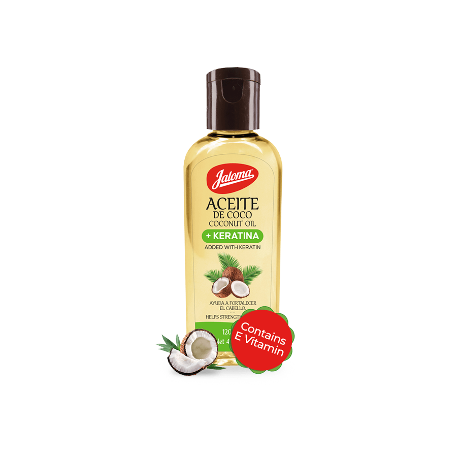 Jaloma Aceite de Coco + Keratina, 4 oz