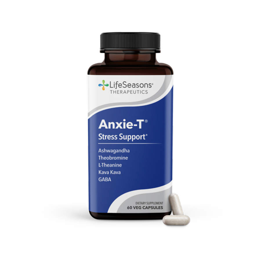 LifeSeasons Anxie-T Apoyo Contra el Estrés, 60 Capsulas
