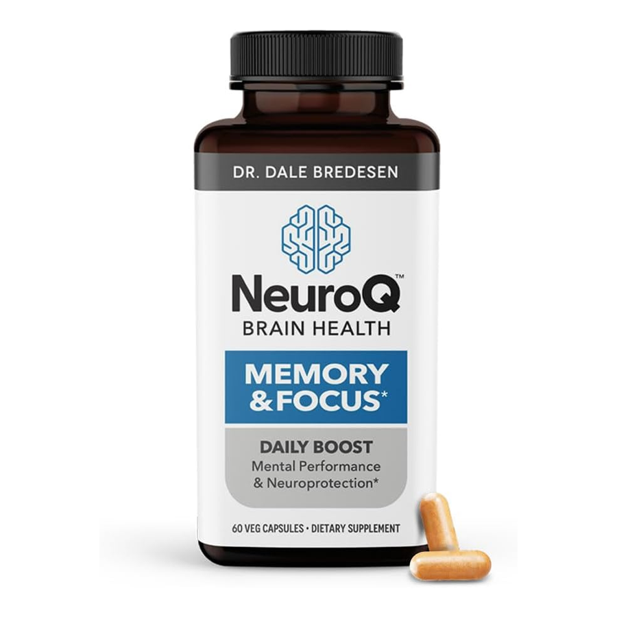 LifeSeasons NeuroQ Memory & Focus Ayuda para Memoria y Enfoque, 60 Capsulas
