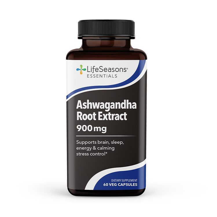 LifeSeasons Ashwagandha Root Extract 90mg, 60 Capsulas