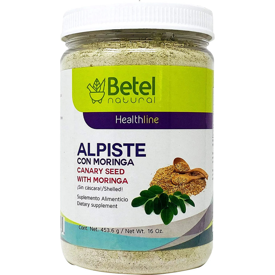 Betel Natural Alpiste con Moringa, 16 oz