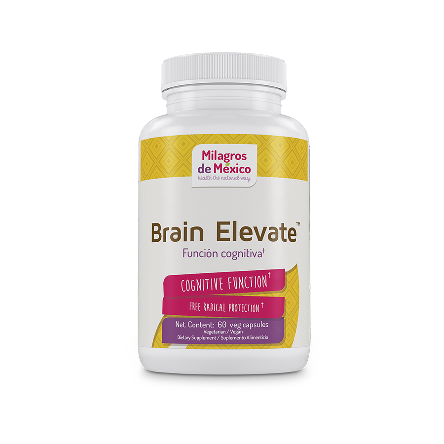 Milagros de Mexico Brain Elevate Para La Función Cognitiva, 60 Capsulas