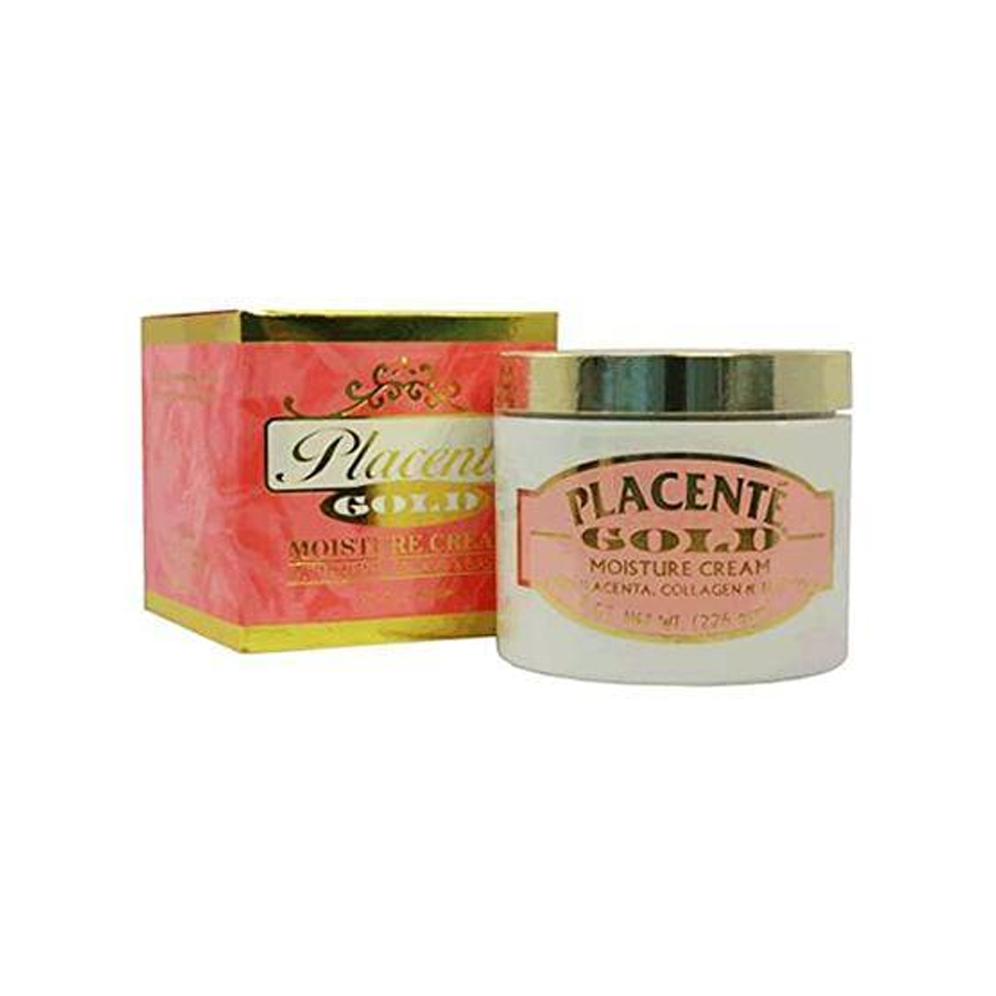 La Solle Placente Gold Crema Hidratante con Placenta, Colágeno y Elastina, 8 oz