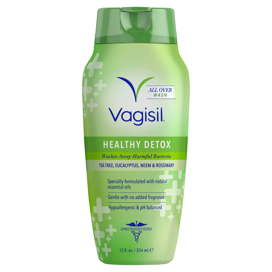 Vagisil Healthy Detox Árbol del Té, Eucalipto, Neem y Romero, 12 oz