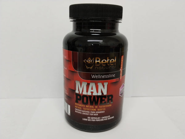 Betel Natural Man Power Incremento Natural de Testosterona, 90 Capsulas