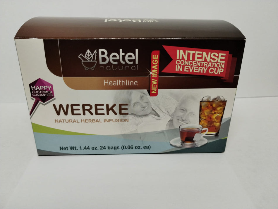 Betel Natural Wereke Infusion de Hierbas Naturales, 24 Bolsas