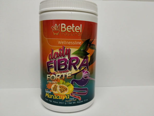 Betel Natural Daily Fibra Formula Forte Sabor Maracuya, 12 oz