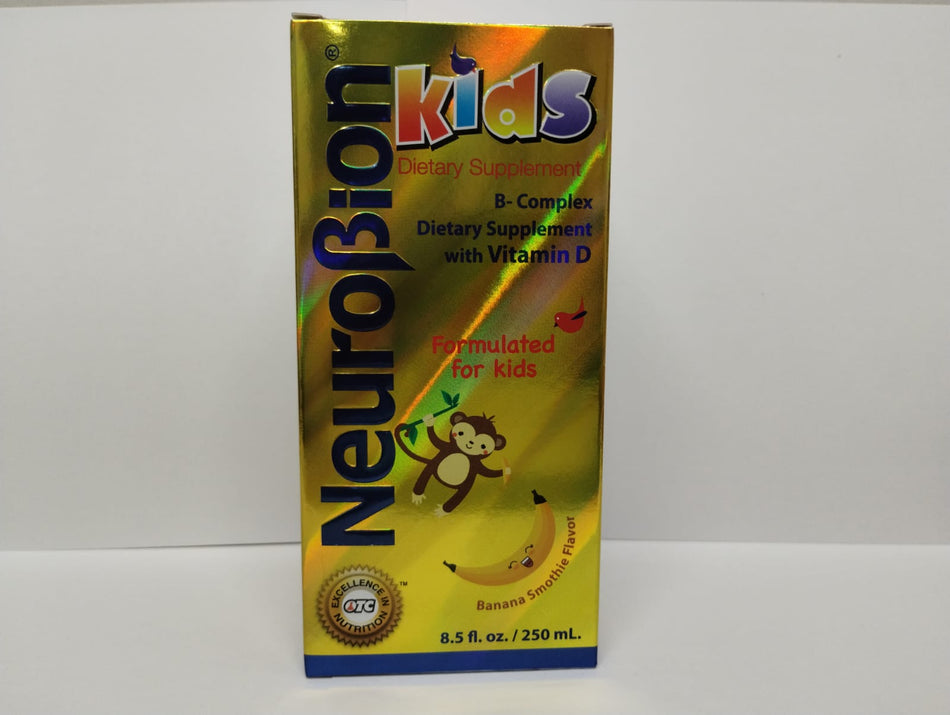 NeuroBion Kids Complejo B con Vitamina D, 8.5 oz
