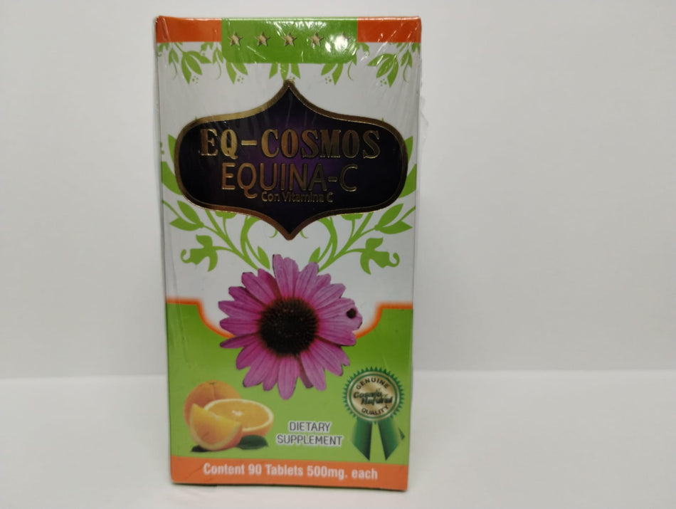 EQ-Cosmos Equina-C con Vitamina C, 90 Tabletas