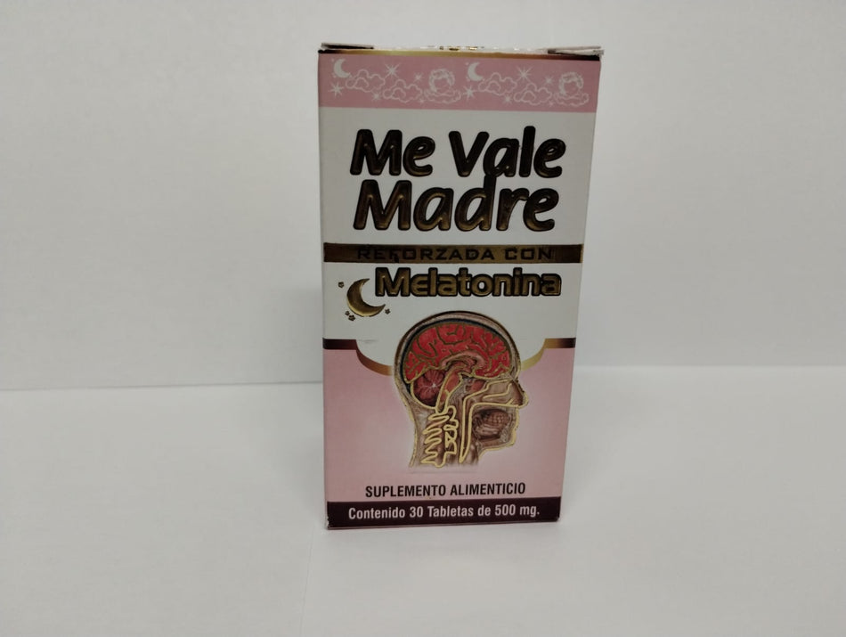 Me Vale Madre Reforzada Con Melatonina, 30 Tabletas