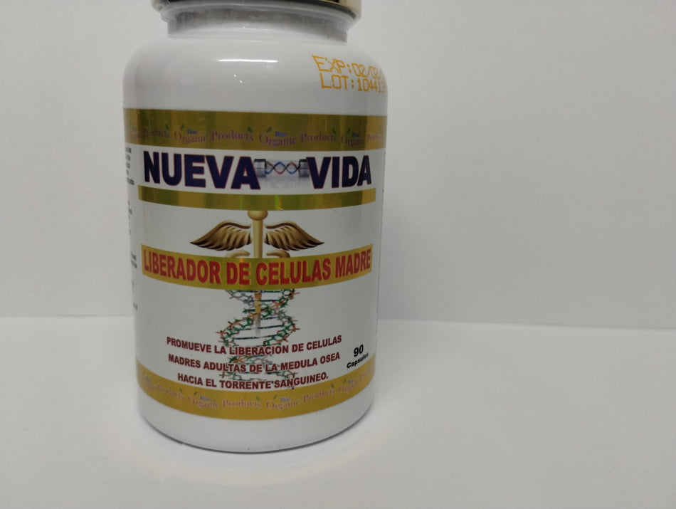 Nueva Vida Liberador de Celulas Madre, 90 Capsulas