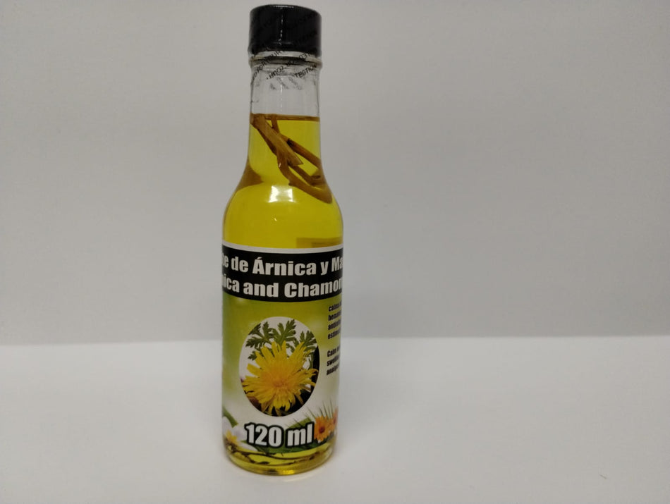 Aceite de Arnica y Manzanilla, 4 oz