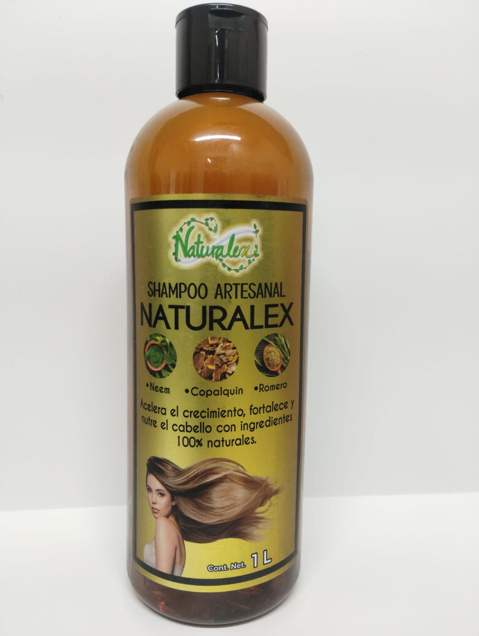 Naturalex Shampoo Artesanal con Neem, Copalquin y Romero, 33 oz