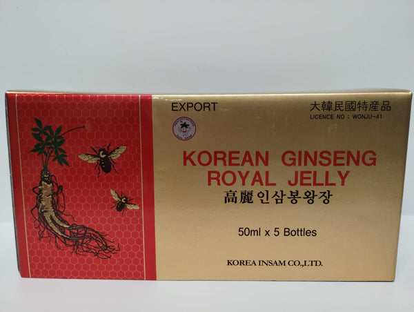 Korean Ginseng Royal Jelly, 5 Botellas de 1.70 oz