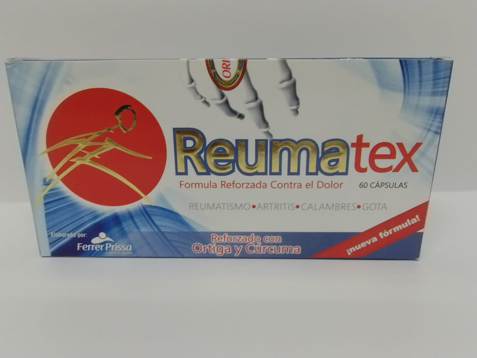 Reumatex Formula Reforzada Contra el Dolor, 60 Capsulas