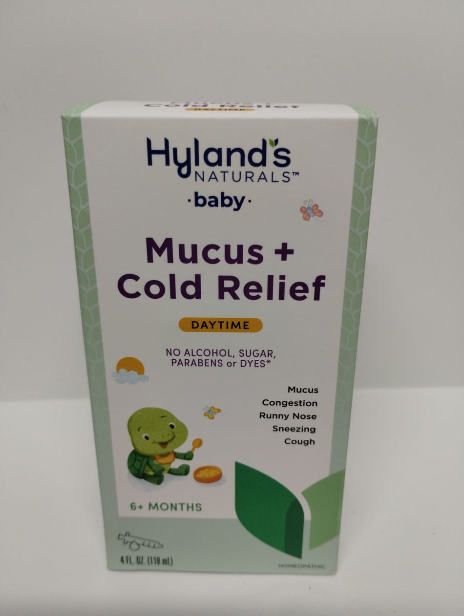Hyland's Naturals Bebé Mucus + Alivio Resfriado Día, 4 oz
