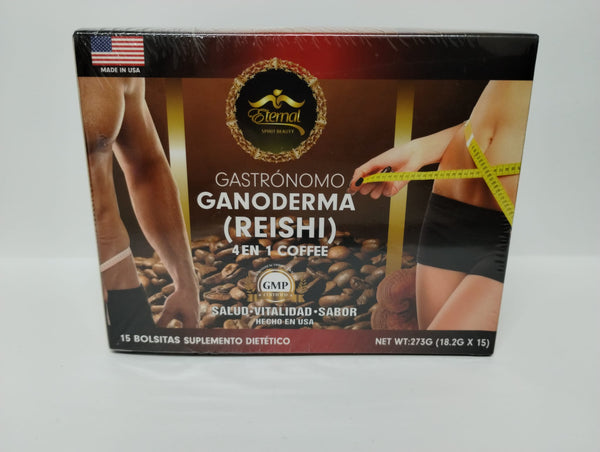 Gastronomo Ganoderma Reishi 4 en 1 Coffee, 15 Bolsitas