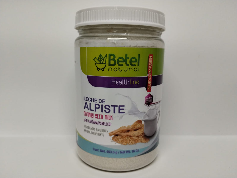 Betel Natural Leche de Alpiste sin Cascara, 16 oz