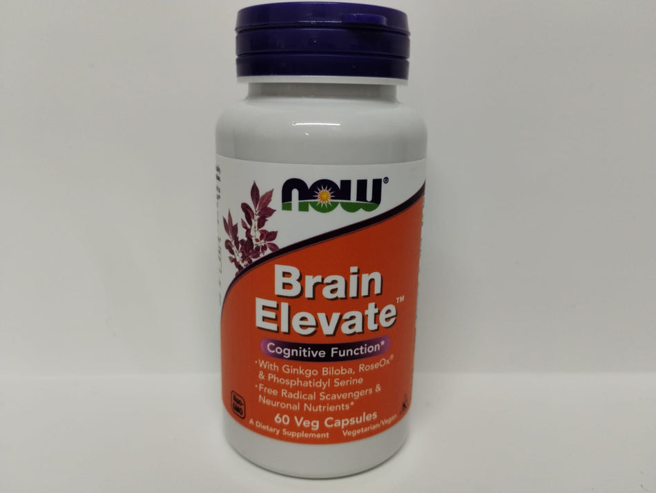 Now Brain Elevate Función Cognitiva, 60 Capsulas