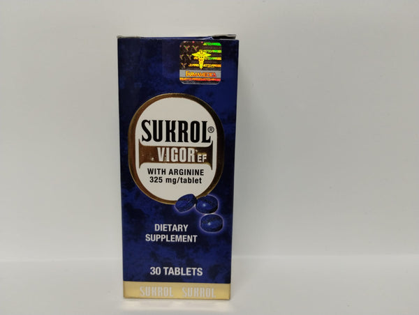 Sukrol Vigor con Arginina, 30 Tabletas