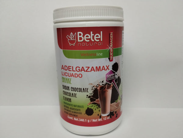 Betel Natural Adelgazamax Licuado Sabor Chocolate, 12 oz