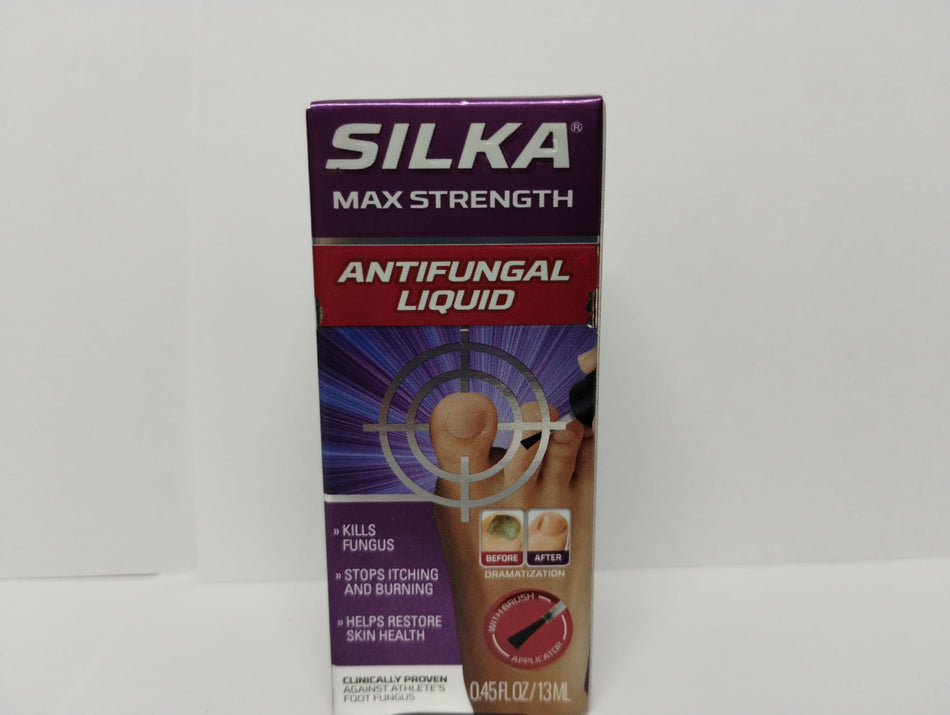 Silka Líquido Antimicótico Max Strength, .45 oz