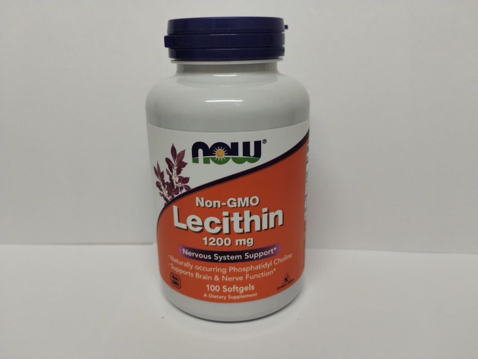 Lecitina No Transgénica Apoyo del Sistema Nervioso, 100 Capsulas