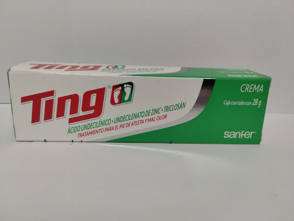 Ting Crema Tratamiento Para el Pi de Atleta y Mal Olor, 1 oz