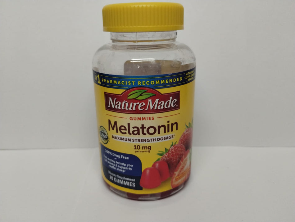 Nature Made Melatonina Dosis Máxima, 70 Gominolas
