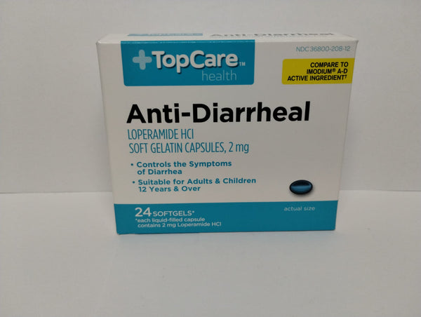 TopCare Health Anti-Diarrheal, 20 Capsulas