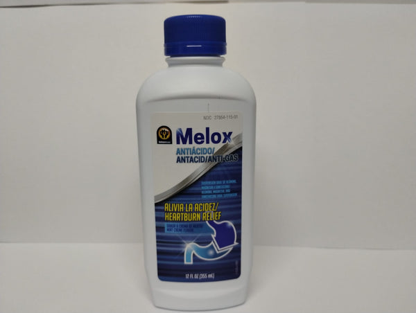 Melox Antiacido Alivia la Acidez, 12 oz