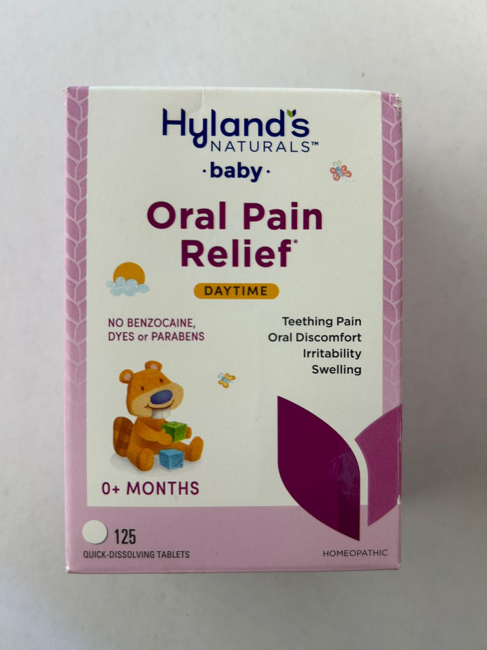 Hyland's Natural Oral Pain Relief Daytime, 125 Tabletas