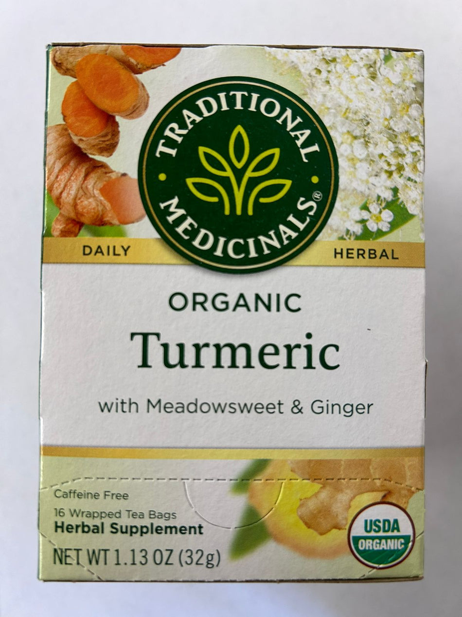 Traditional Medicinals Organic Tumeric, 16 Bolsitas de Té