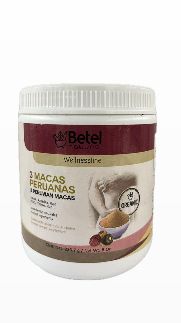 BETEL 3 MACAS PERUANAS POLVO 8OZ