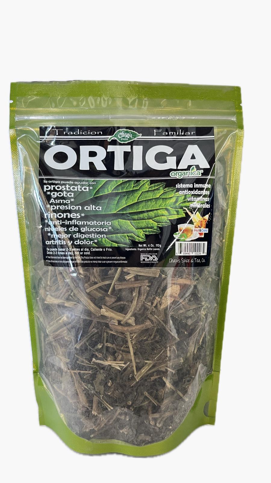 CHAPIS HOJA DE ORTIGA 4 oz