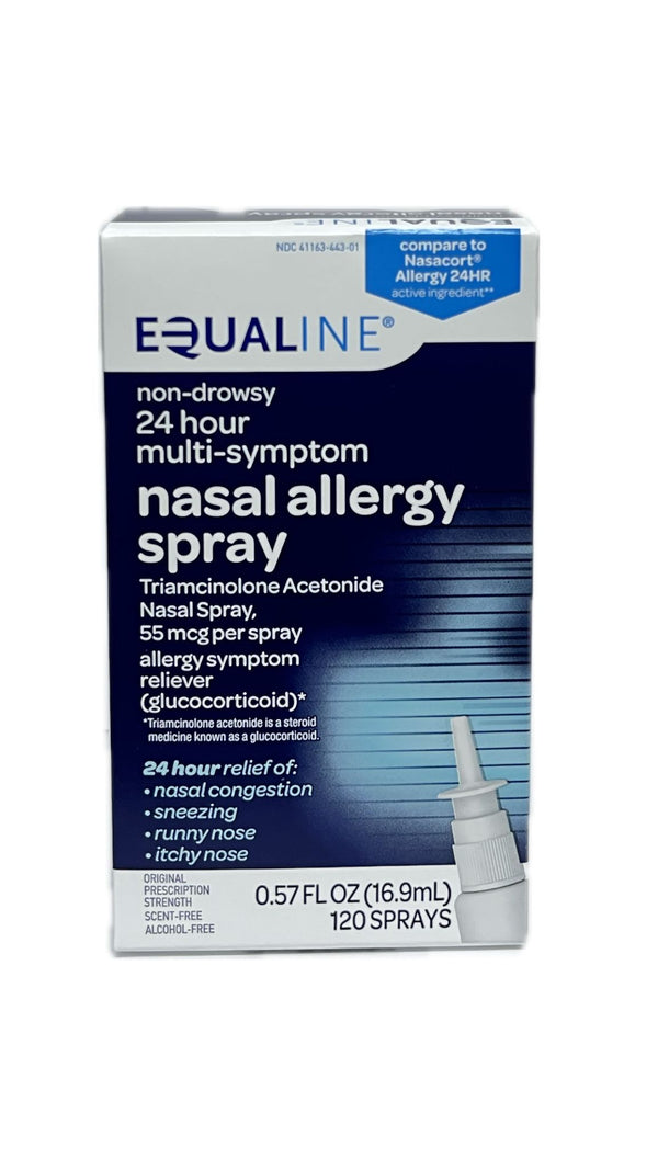 Equaline Aerosol nasal para alergias 0.57 oz  120 sprays
