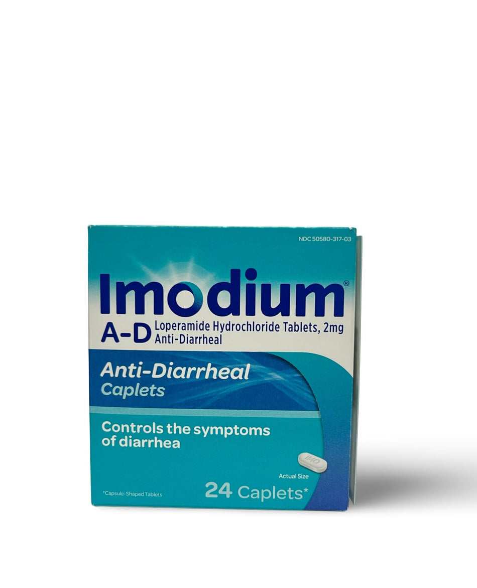 Imodium A-D Controla los Síntomas de la Diarrea, 24 tabletas