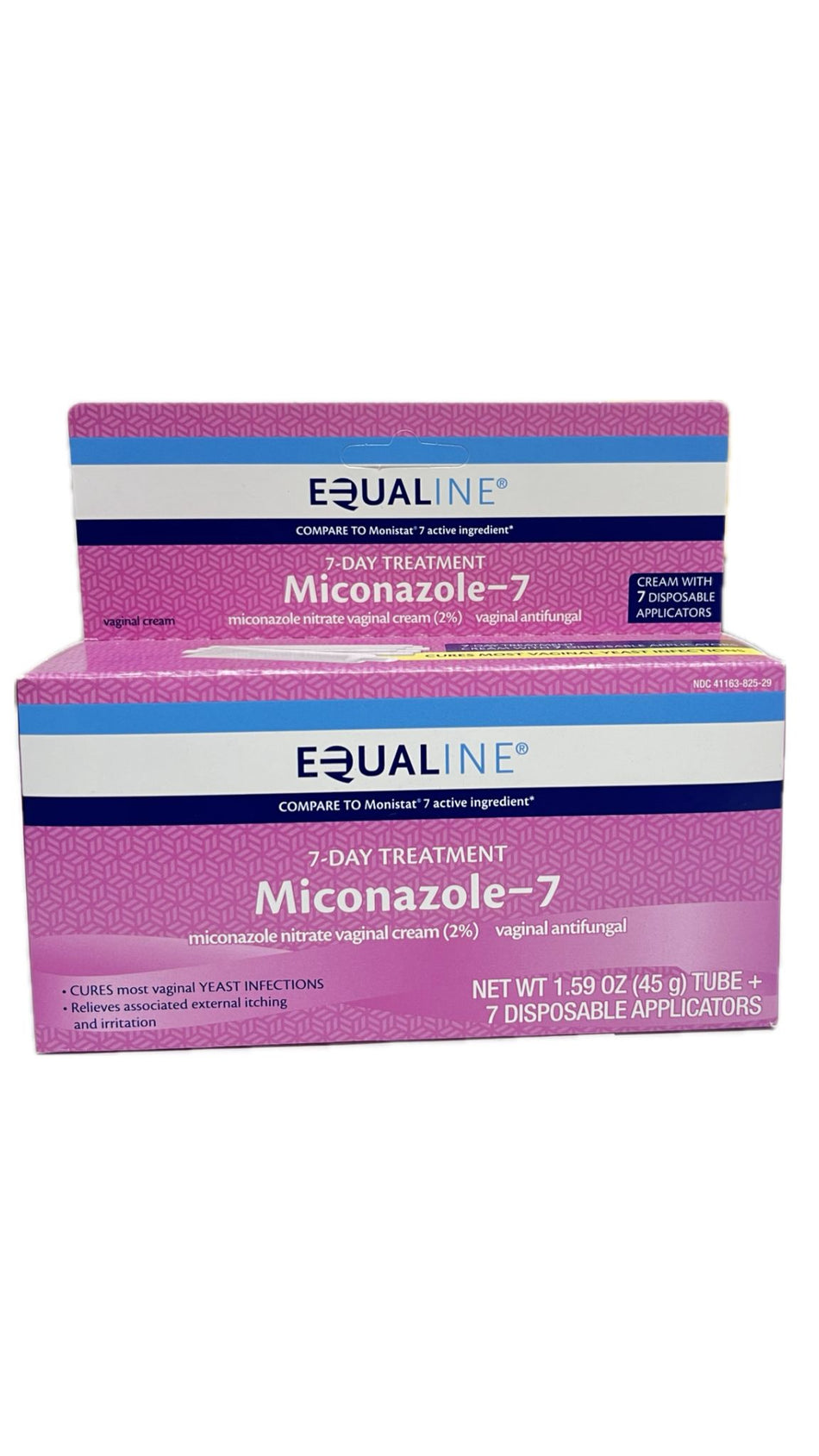 Equaline Miconazol-7  Crema Vaginal 1.59 oz Tubo+7 aplicadores desechables