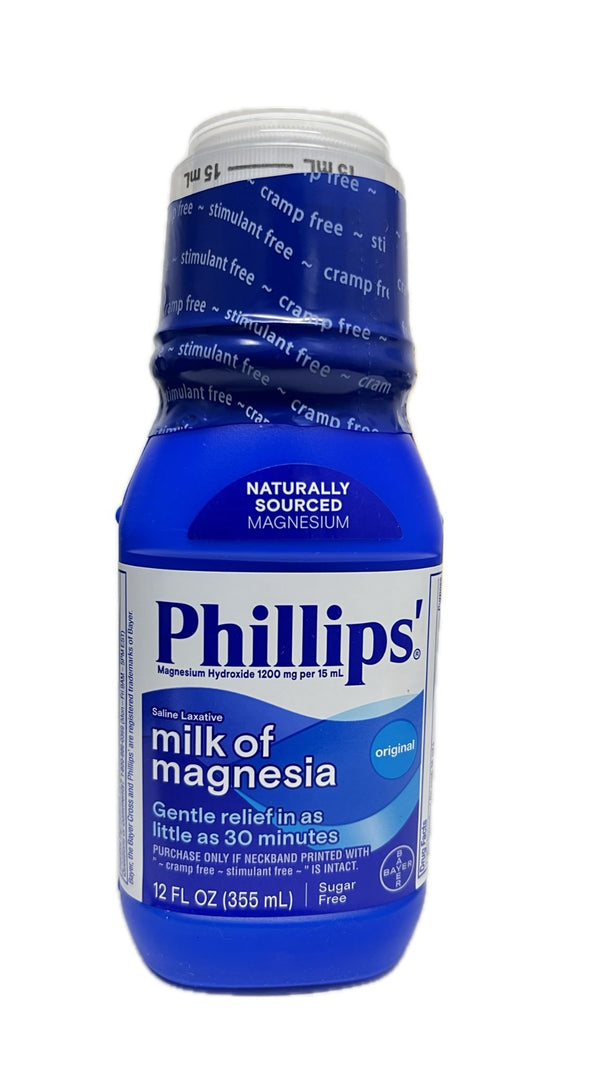 Phillips' Leche de magnesia Sin Sabor  12 oz
