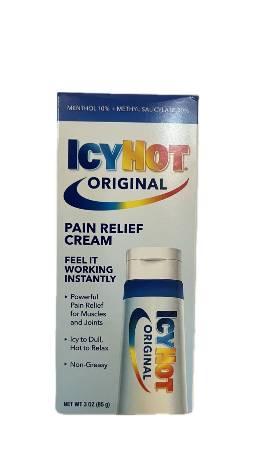 ICY HOT original Crema Para dolor 3 oz