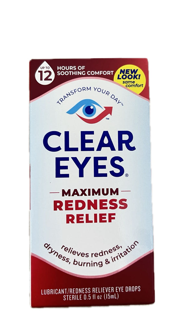 Clear eyes Maximum Redness Relief  ojos claros 05. oz